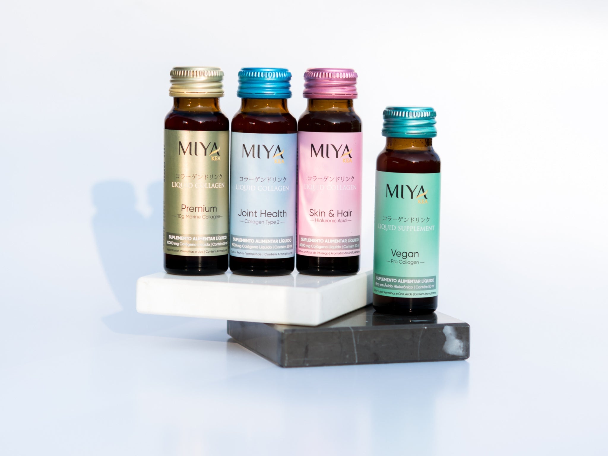 Tipos de colágeno Miya Kea e a forma de consumo indicada