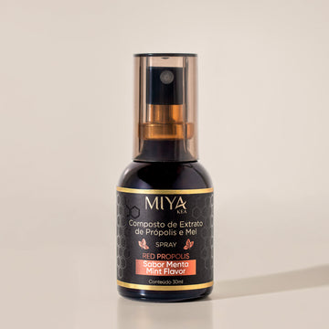 Spray de Própolis Vermelho com Menta Miya Kea - 30ml